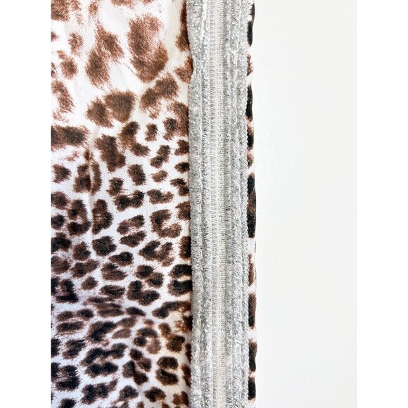 Venti6 Animal Print Side Silver Stripe Joggers Pants - Sz M - Picture 3 of 6